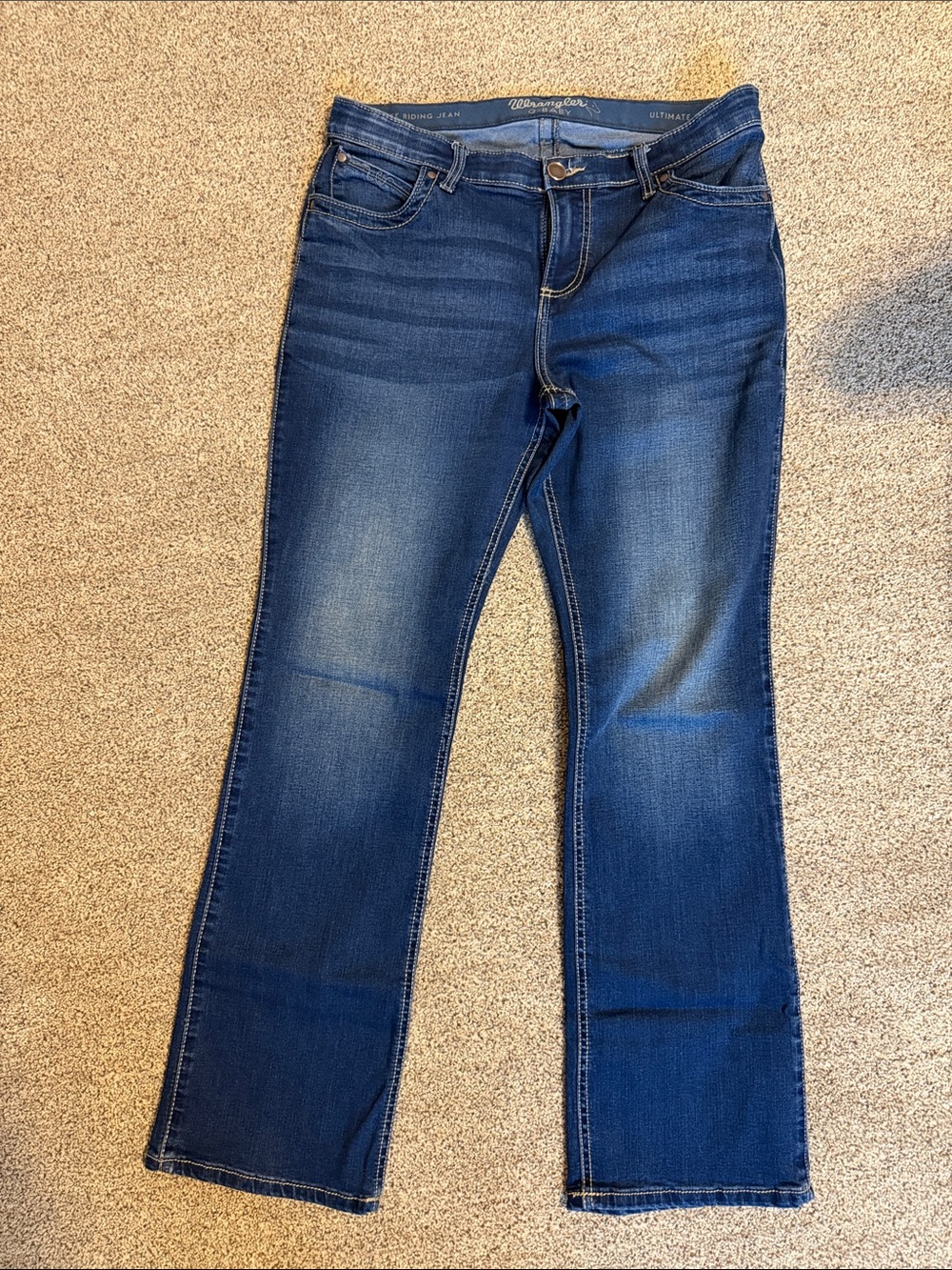 Wrangler Women's Dark Blue Bootcut Jeans